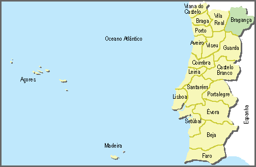 Distrito de Bragança - os 12 Concelhos 